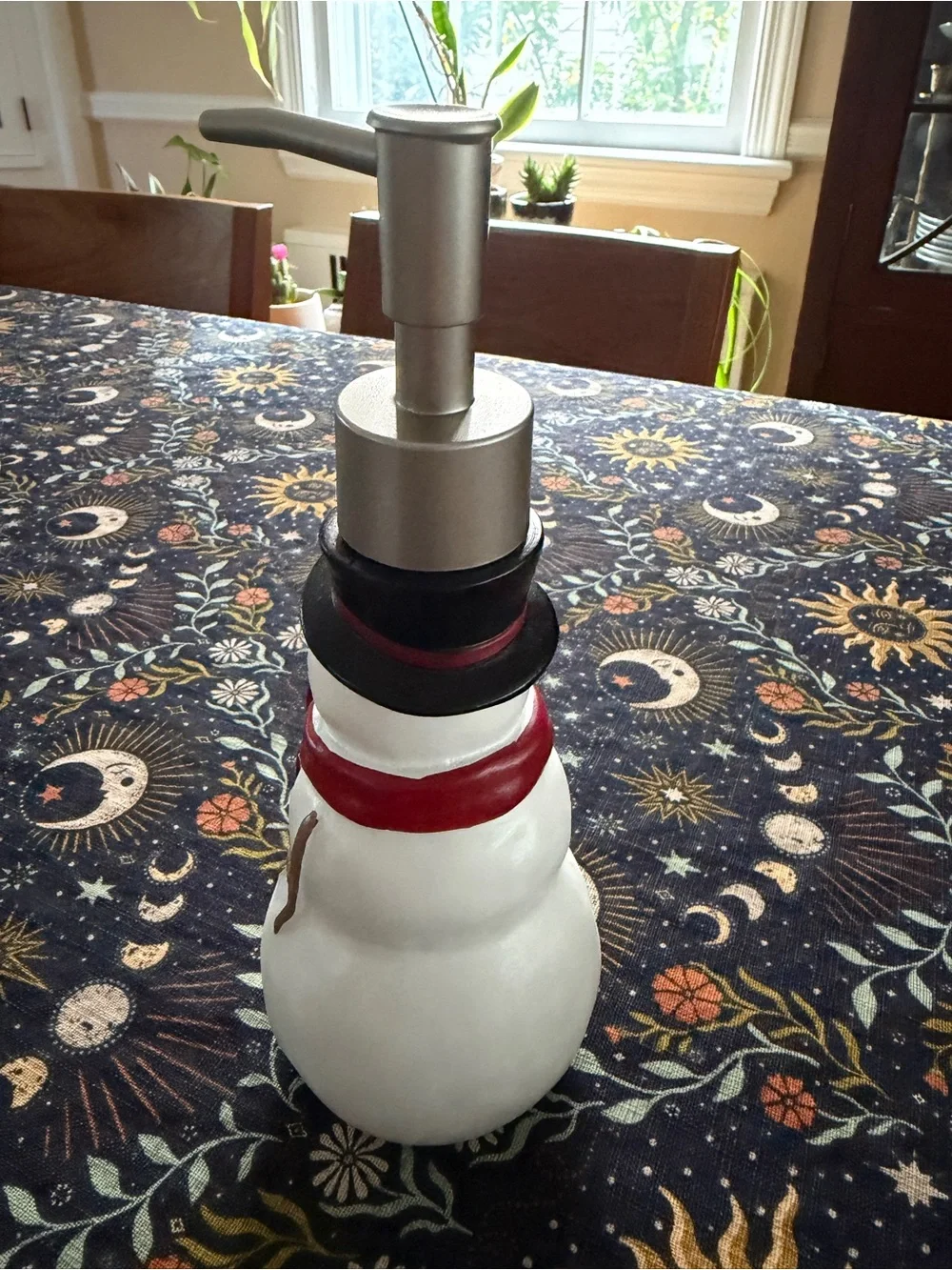 New snowman soap dispenser